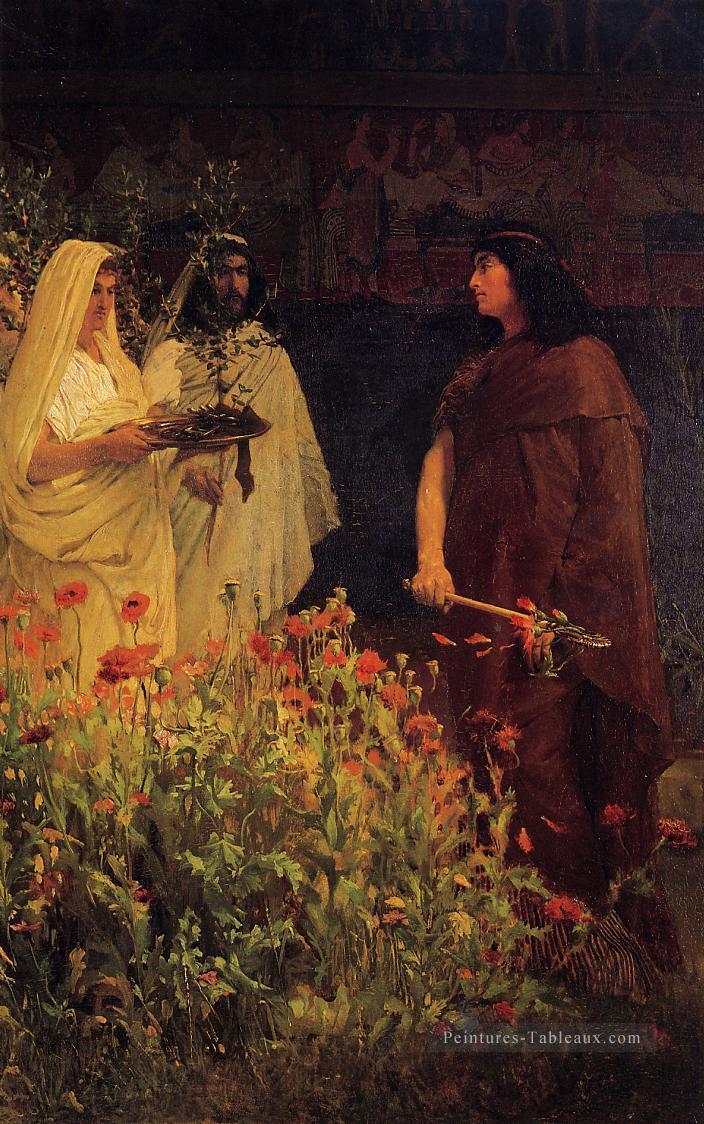 Tarquinius Superbus romantique Sir Lawrence Alma Tadema Peintures à l'huile